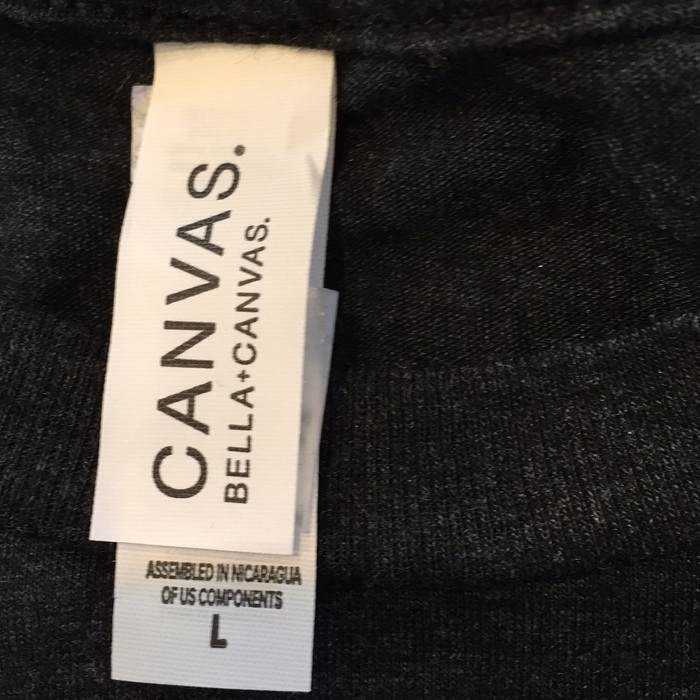 Forever Lab Tee Shirt Top Gray Short Sleeve Large - Picture 2 of 3